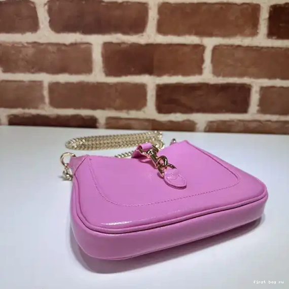 First bag ru JACKIE GUCCI SHOULDER BAG-19.5*18*3.5CM 0626